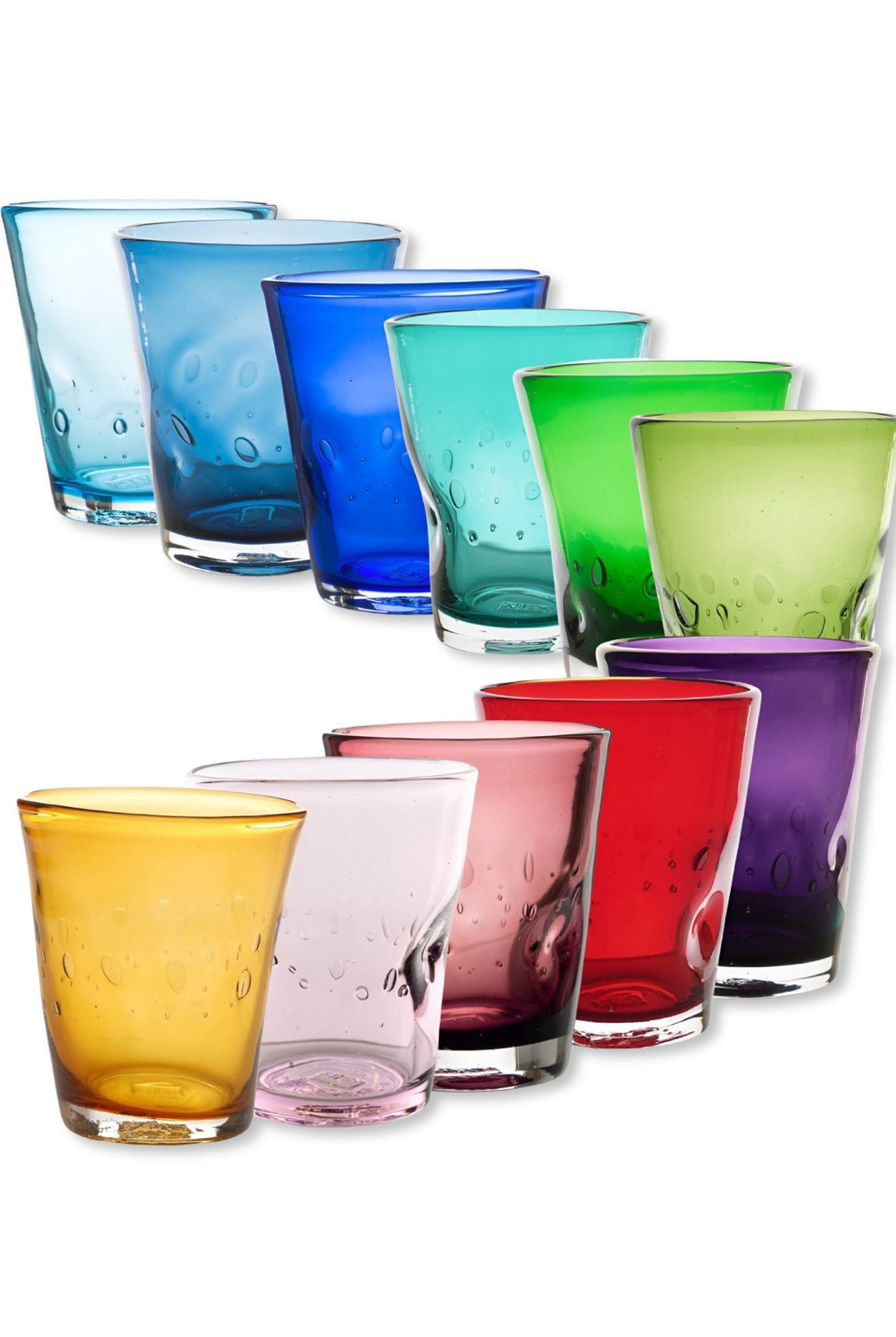 Bunte Trinkgläser Laguna Aqua von italB.