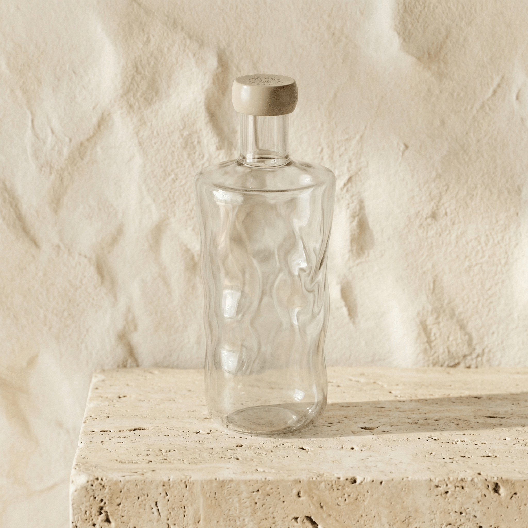 Mundgeblasene Flasche Swirl, 1,25 L