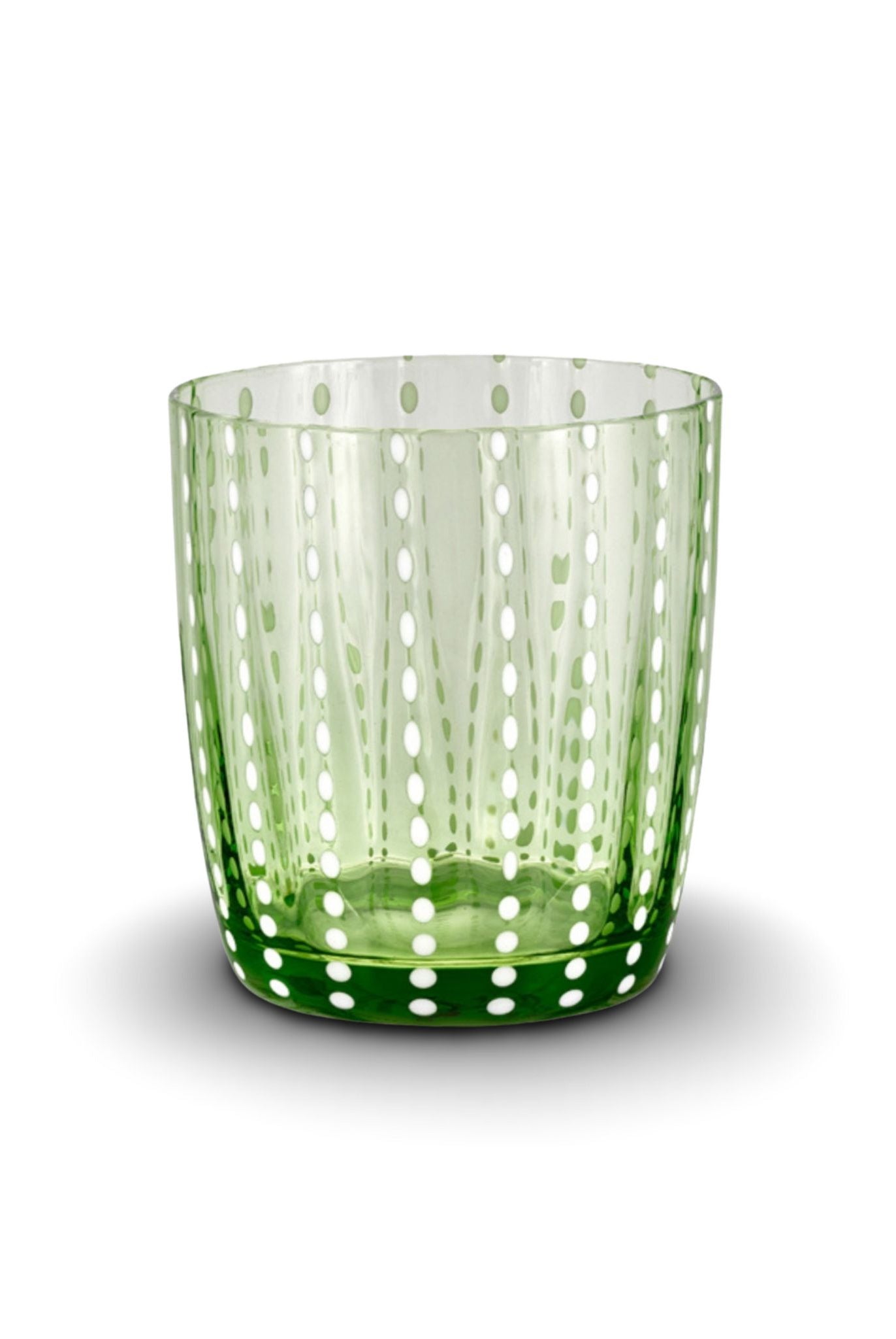 Grünes Trinkglas Carnival von Livellara