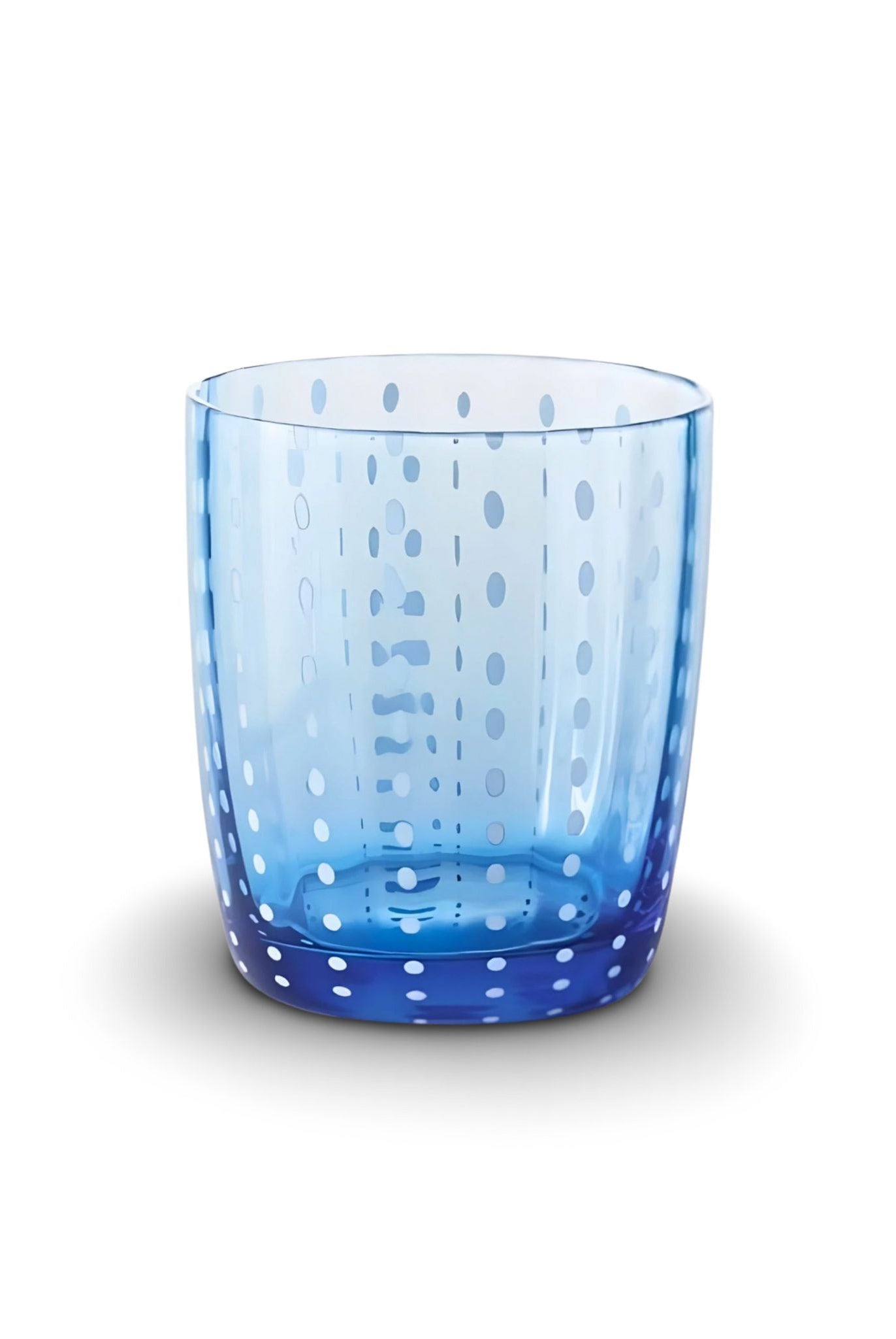 Blaues Trinkglas Carnival von Livellara