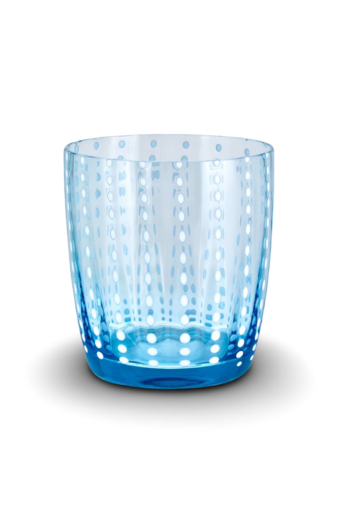 Blaues Trinkglas Carnival von Livellara