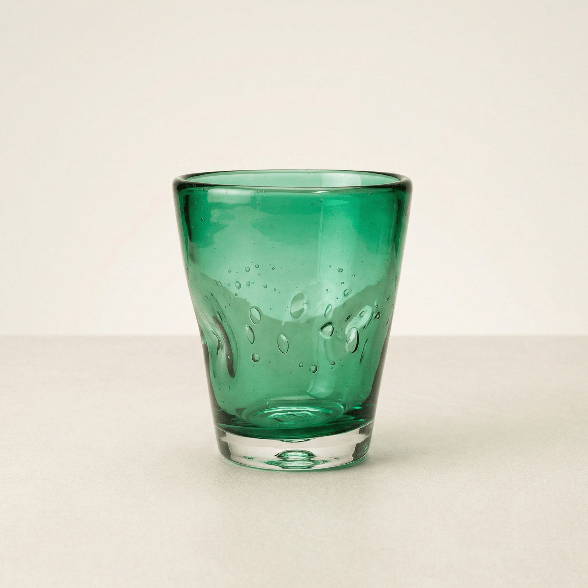 Mundgeblasenes Trinkglas Laguna Aqua