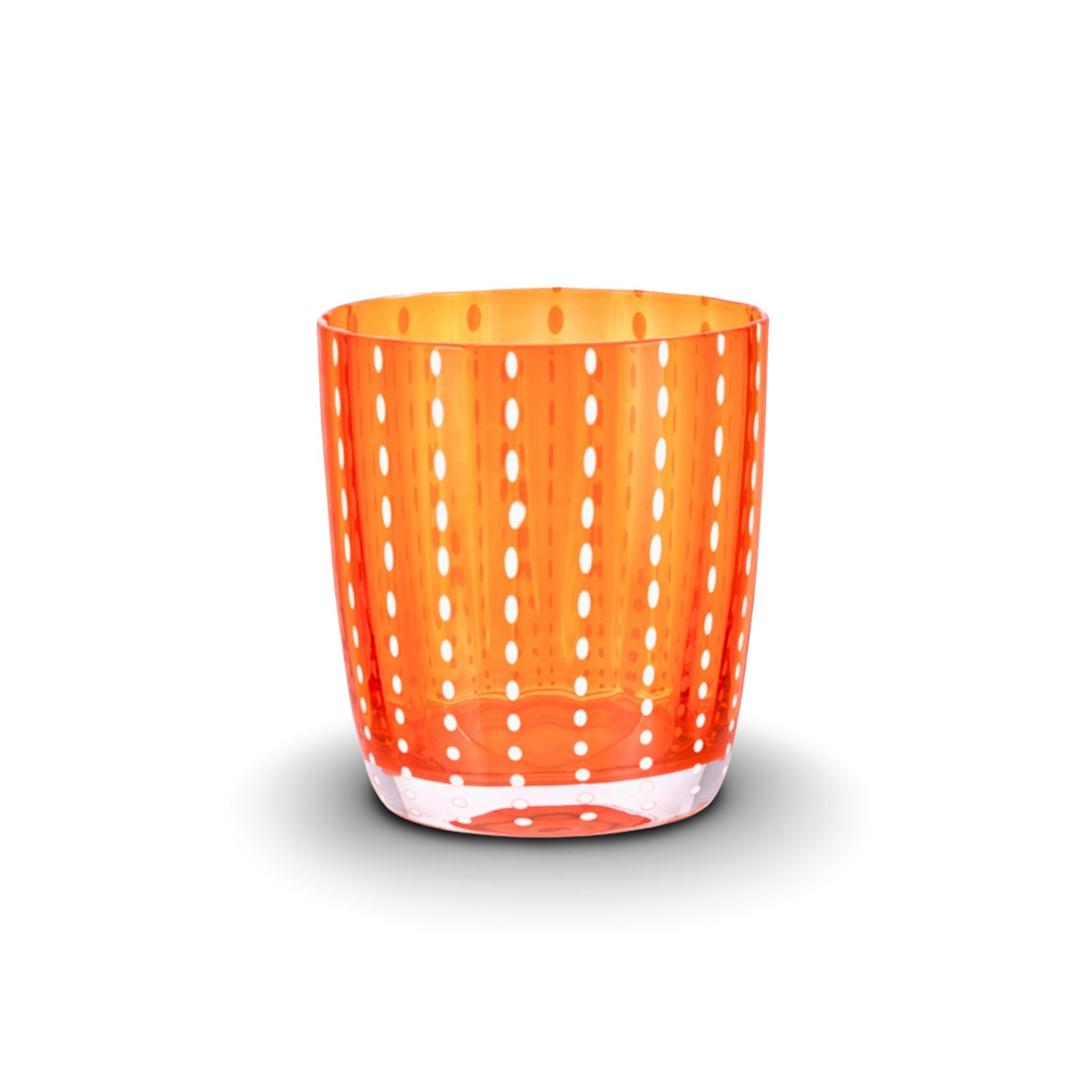 Oranges Trinkglas Carnival von Livellara