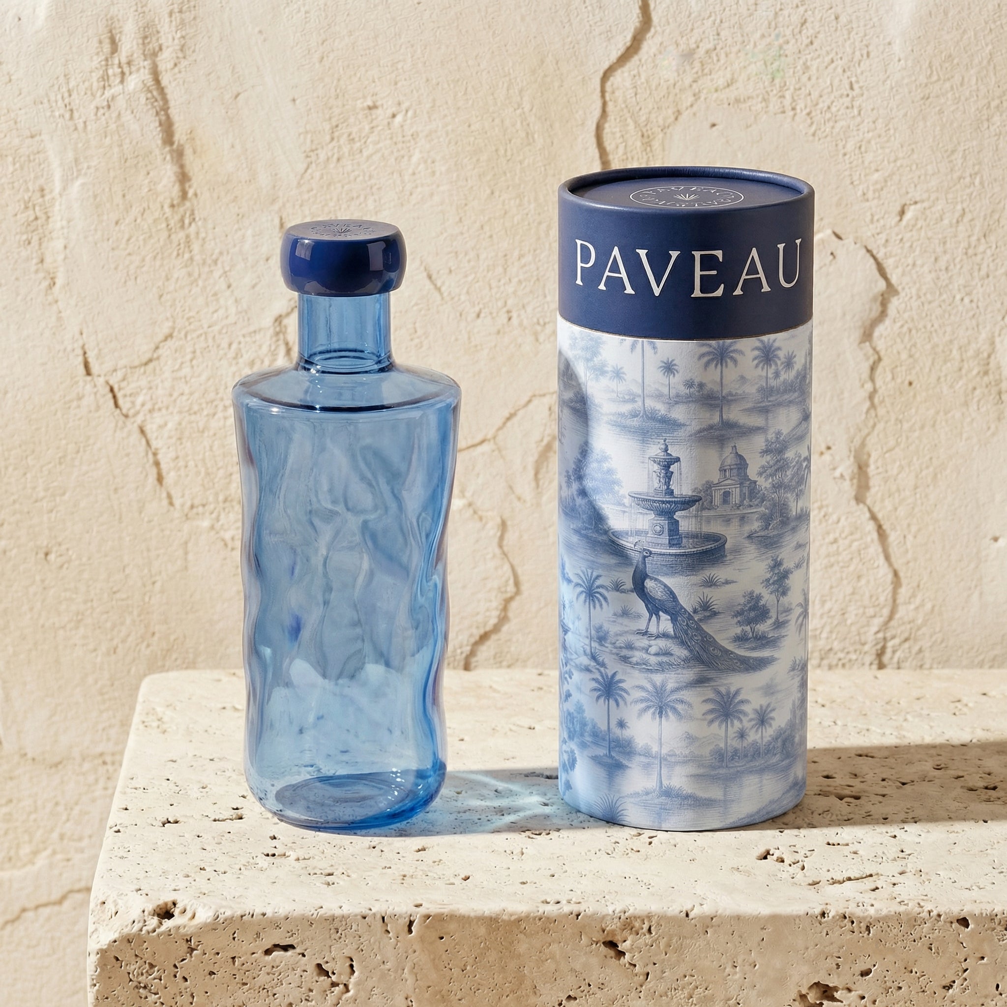 Mundgeblasene Flasche Swirl, 0,75 L