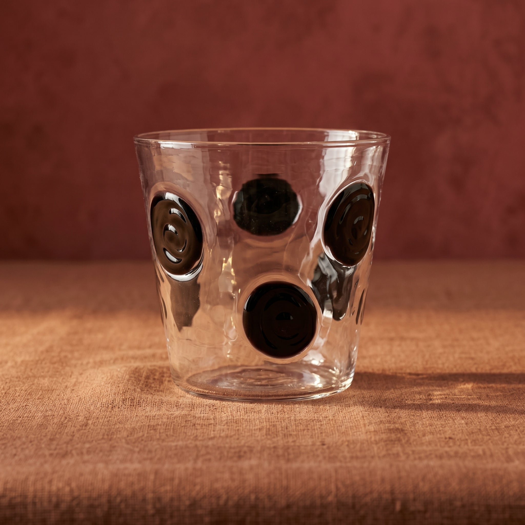 Mundgeblasenes Trinkglas Carnevale