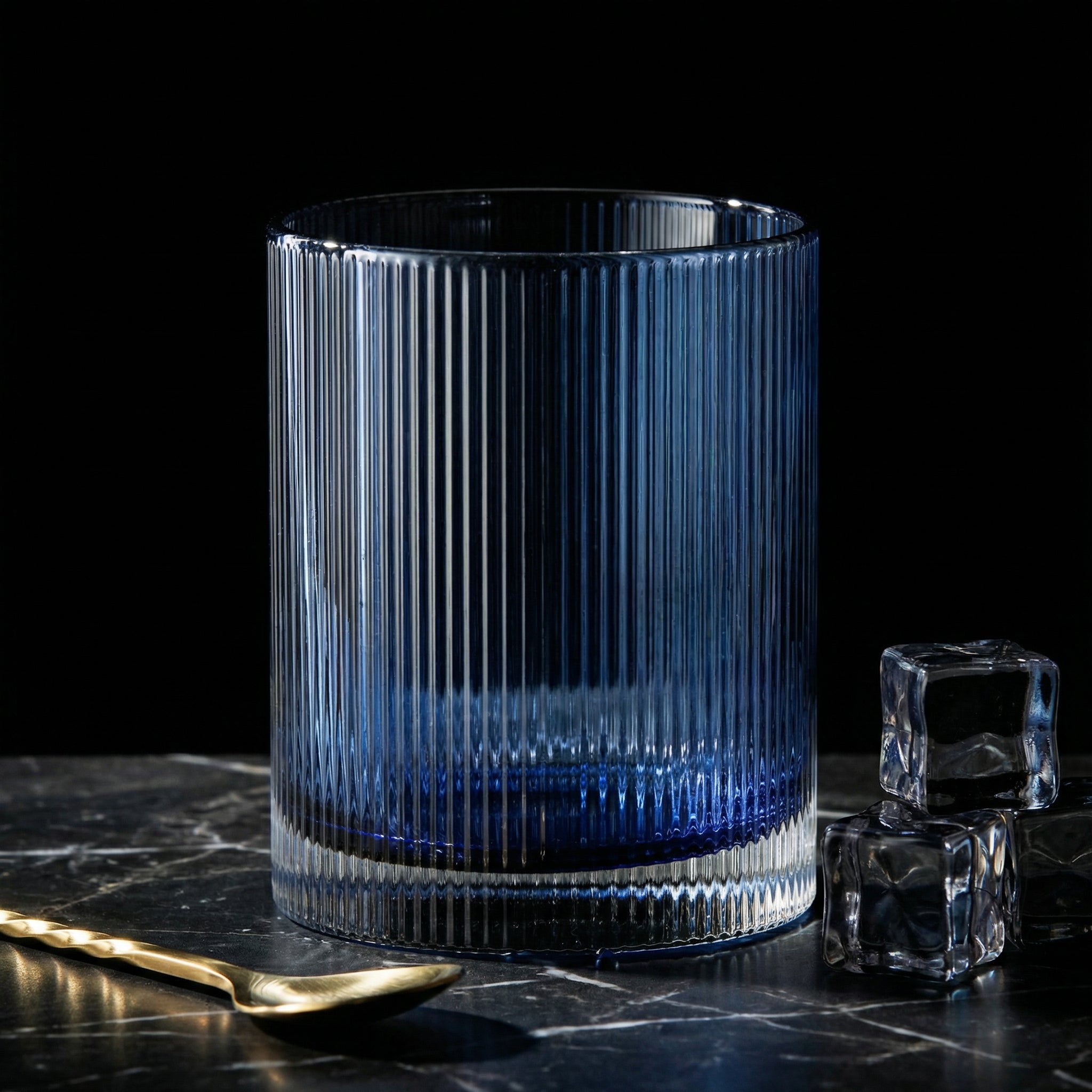 Handgefertigtes Trinkglas Rigatino