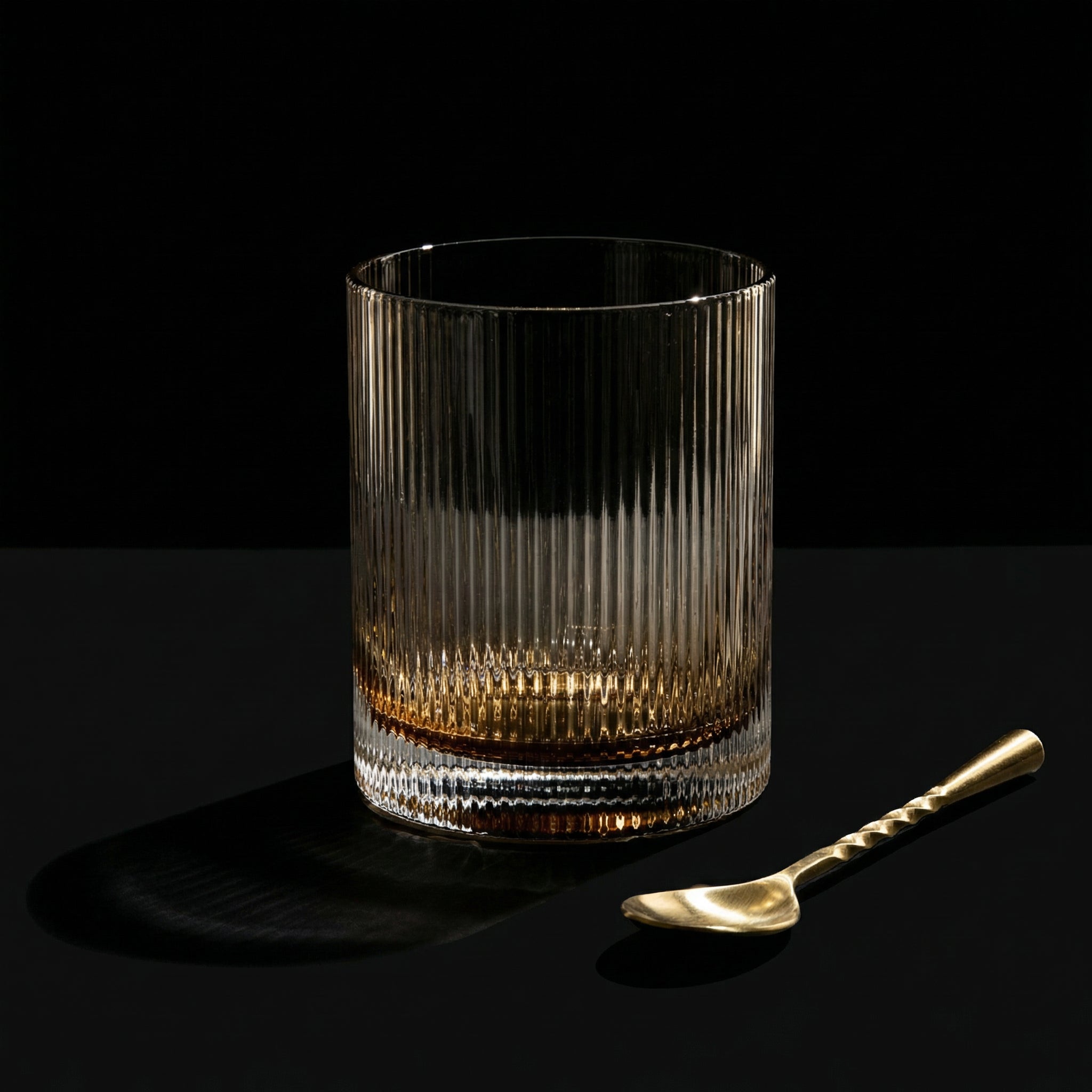 Handgefertigtes Trinkglas Rigatino