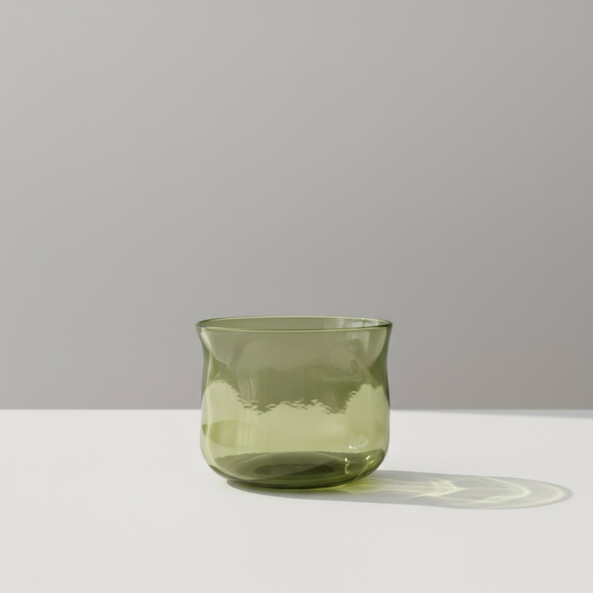 Handgefertigtes Tumbler Glas Swirl