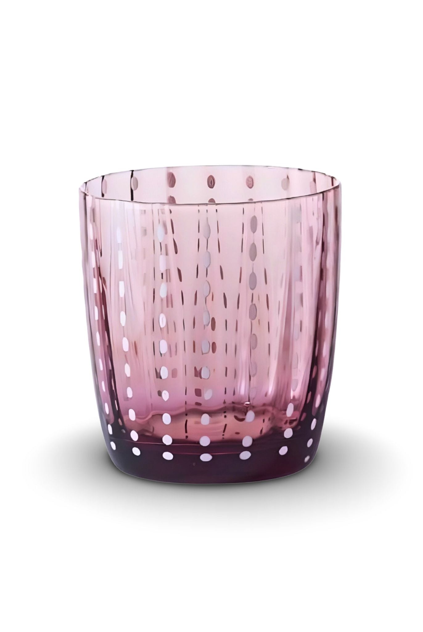 Violettes Trinkglas Carnival von Livellara