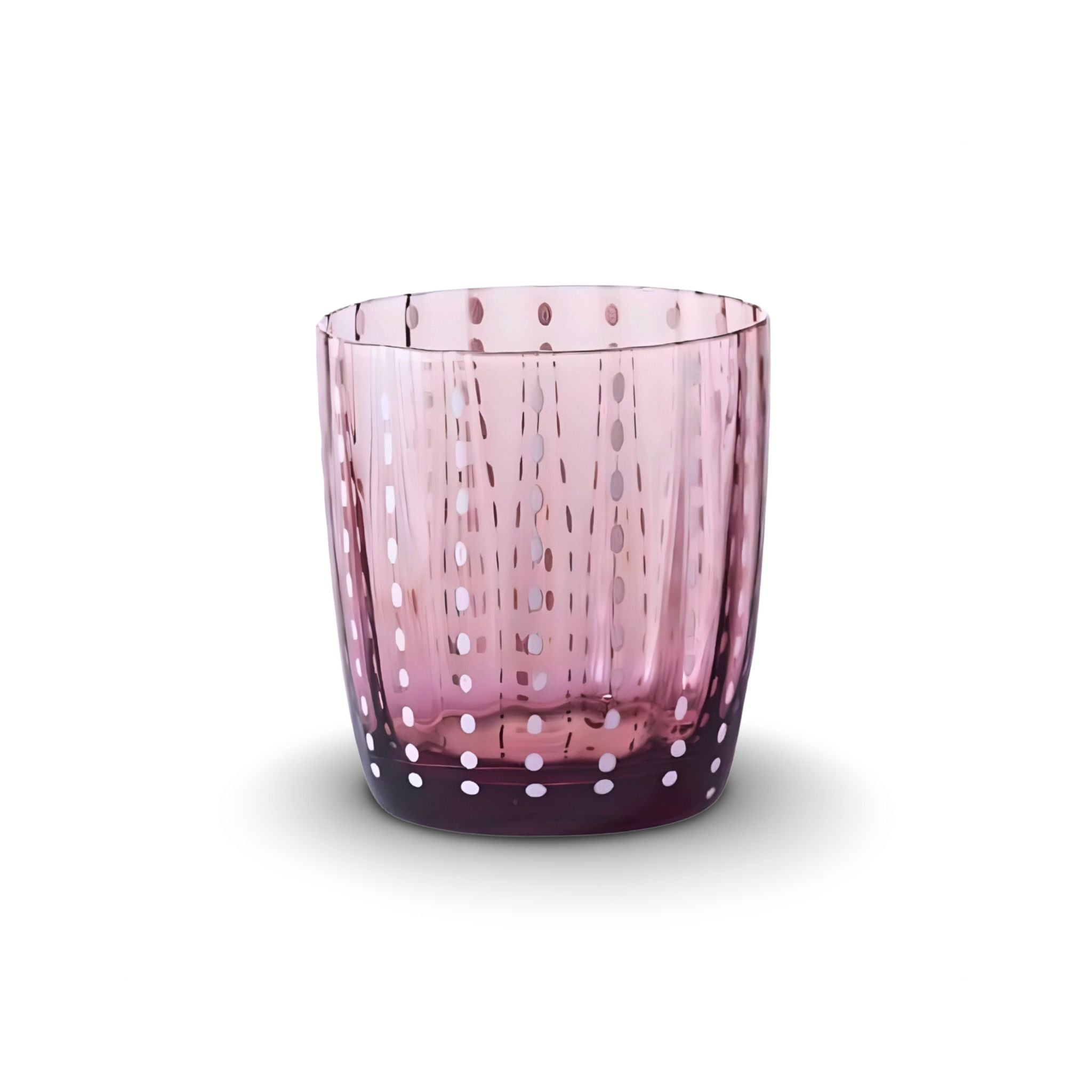 Violettes Trinkglas Carnival von Livellara