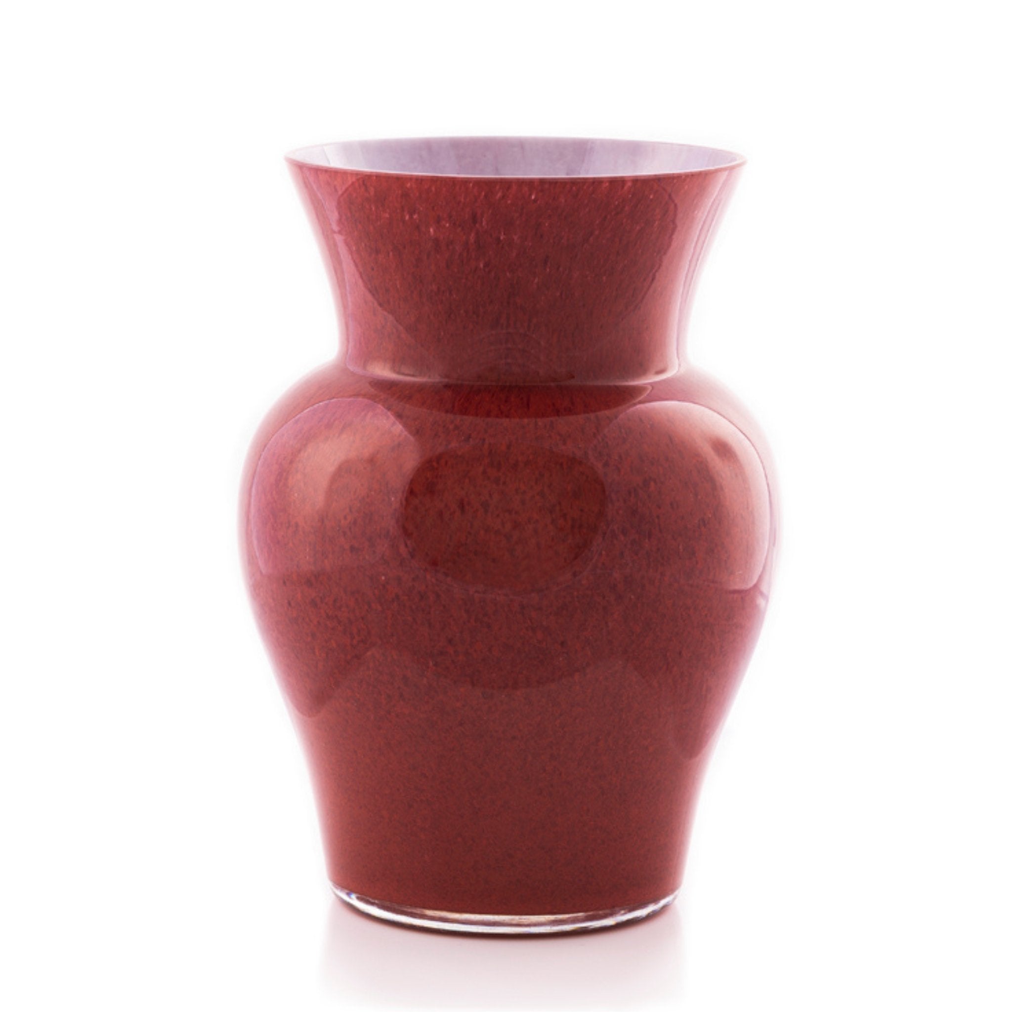 Vase Viola Farbe dunkelrot