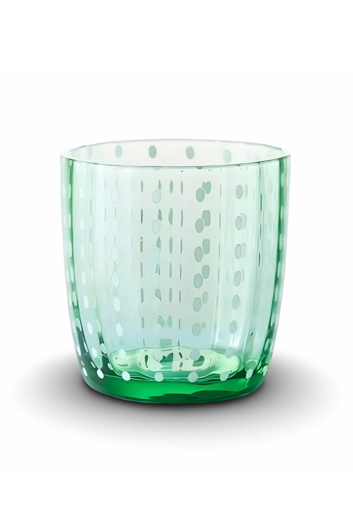 Grünes Trinkglas Carnival von Livellara