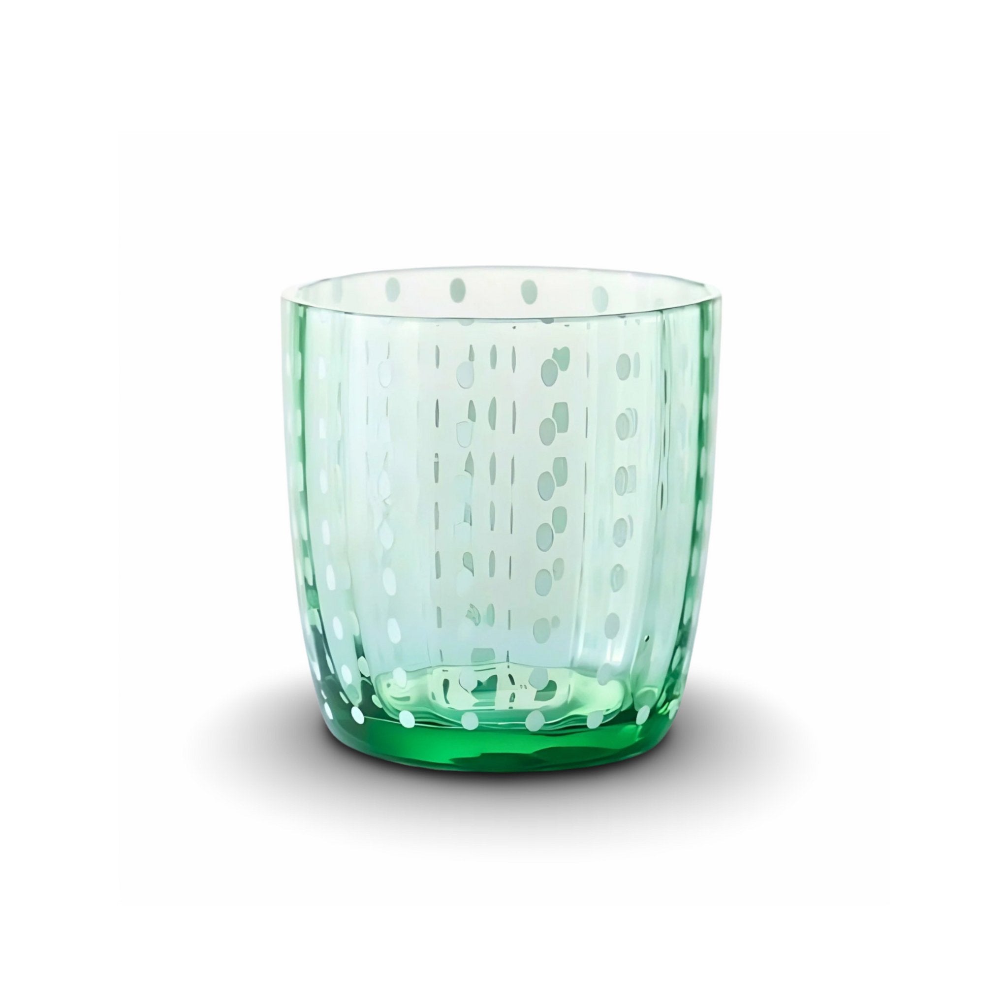 Grünes Trinkglas Carnival von Livellara