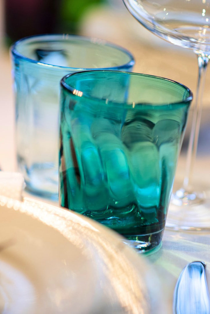 Bunte Zafferano Bei Trinkgläser