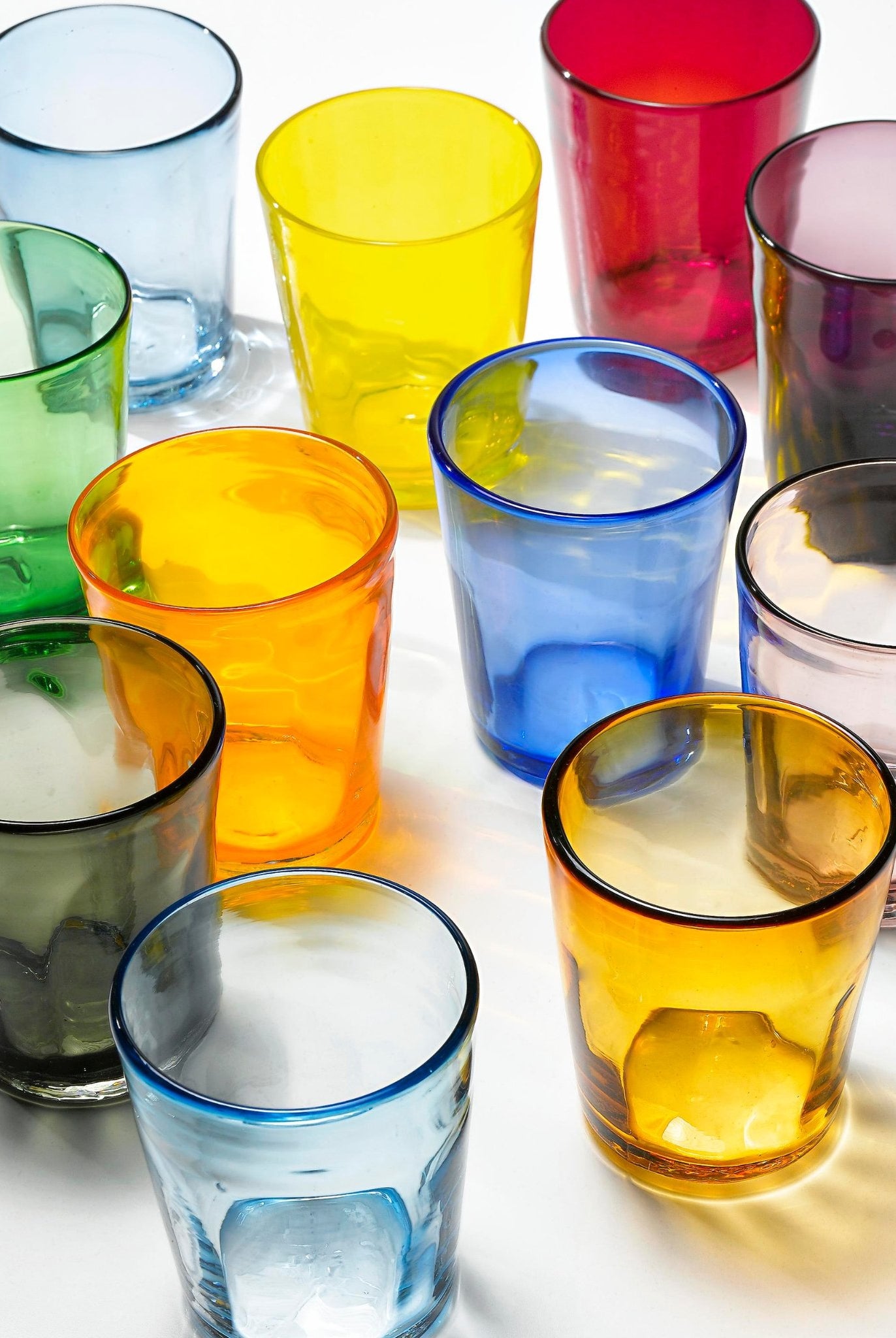 Bunte Zafferano Bei Trinkgläser