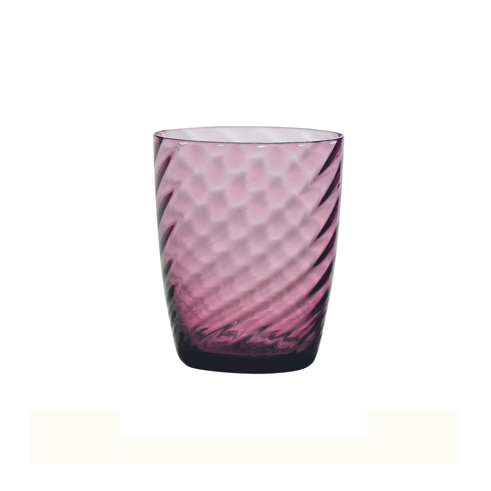 Trinkglas amethyst mit Schattierungen