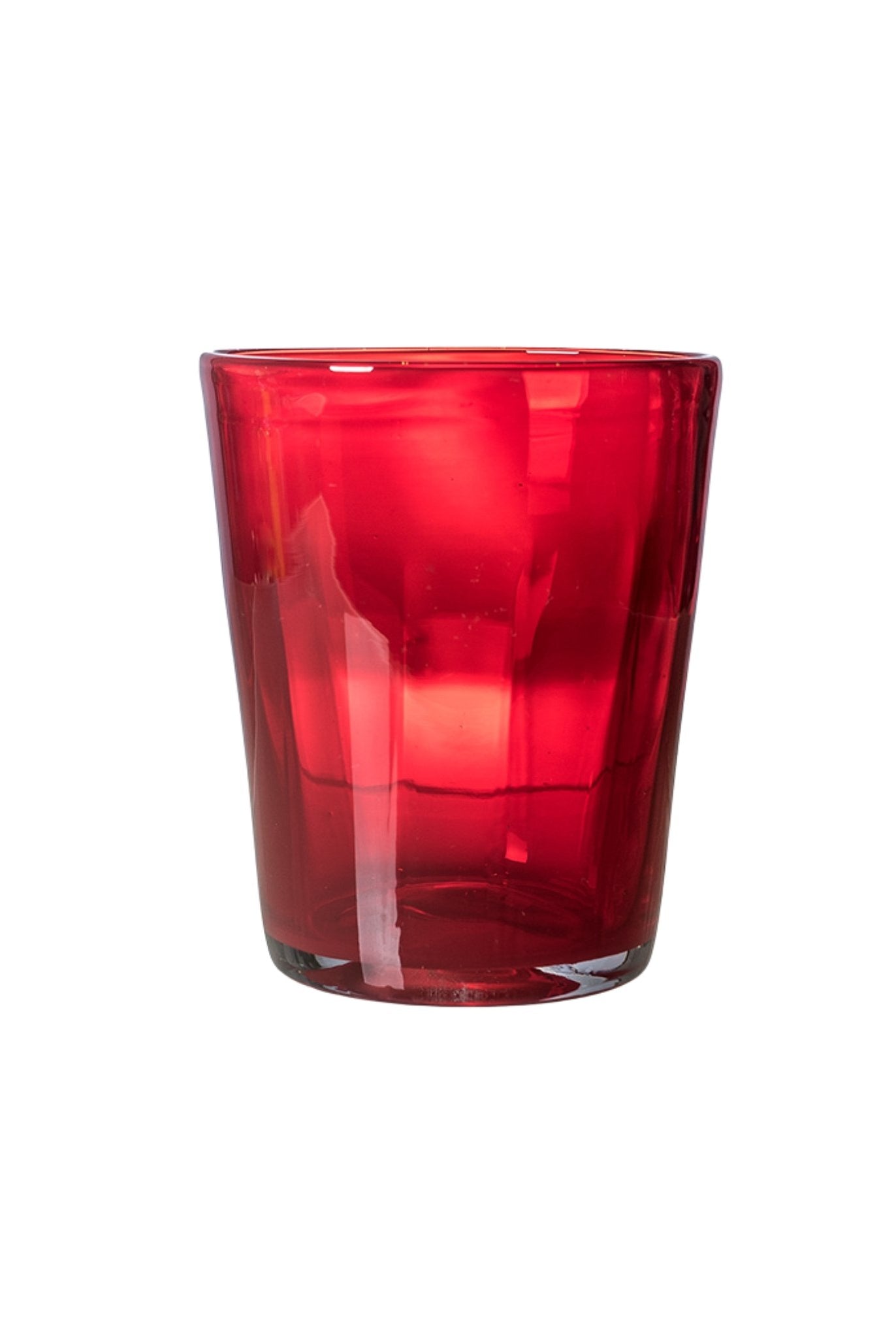 Zafferano Bei Trinkglas rot