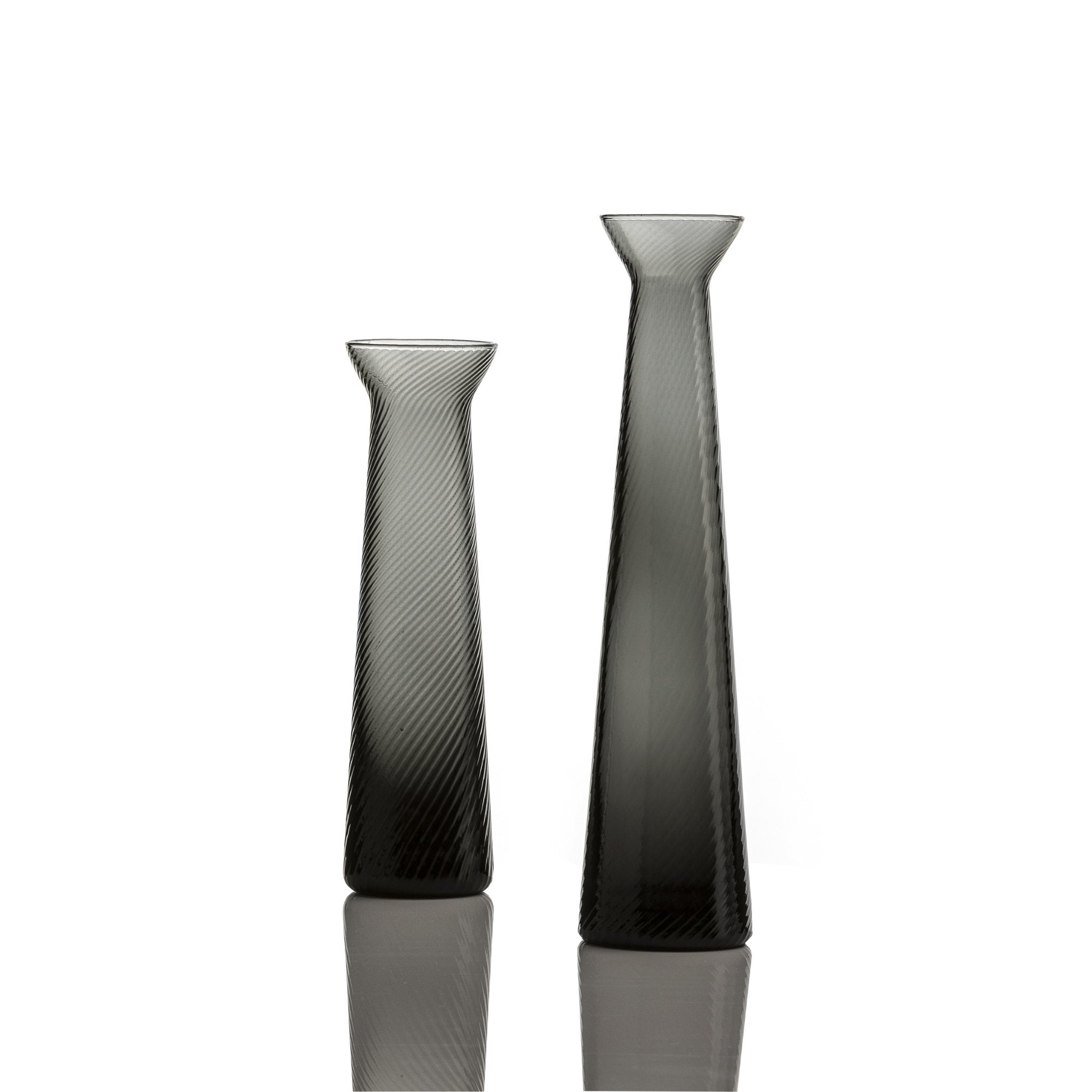 Vase dunkelgrau Vasello Torsé VGnewtrend