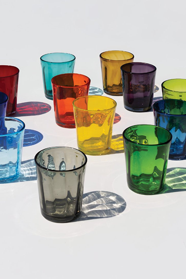 Bunte Zafferano Bei Trinkgläser