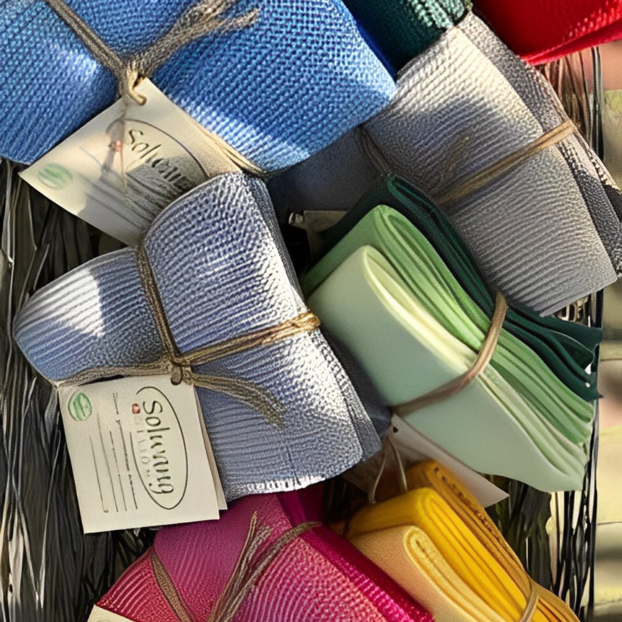 Wischtücher in 3-Sets in verschiedenen Farbkombinationen