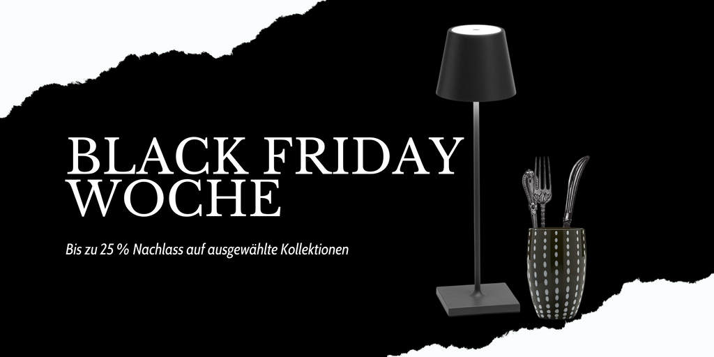 Trinkgläser zum Black Friday