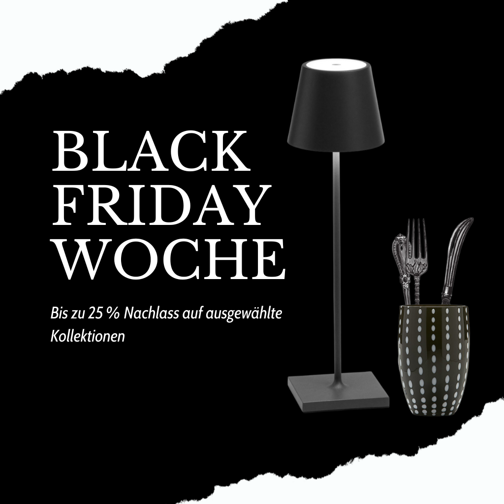 Trinkgläser zum Black Friday