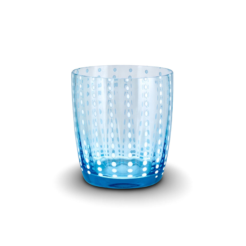 Blaues Trinkglas Carnival von Livellara