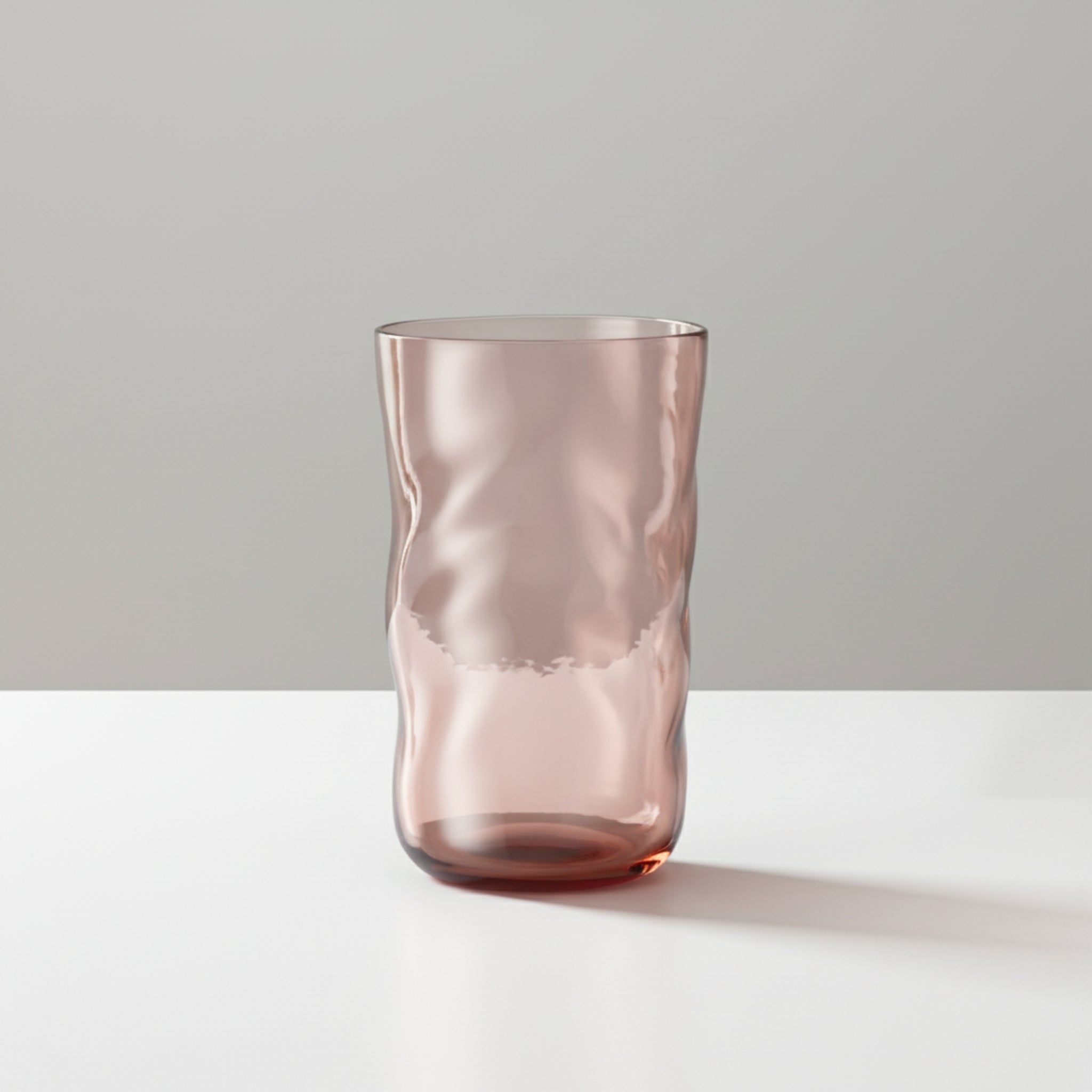 Handgefertigtes Longdrinkglas Swirl