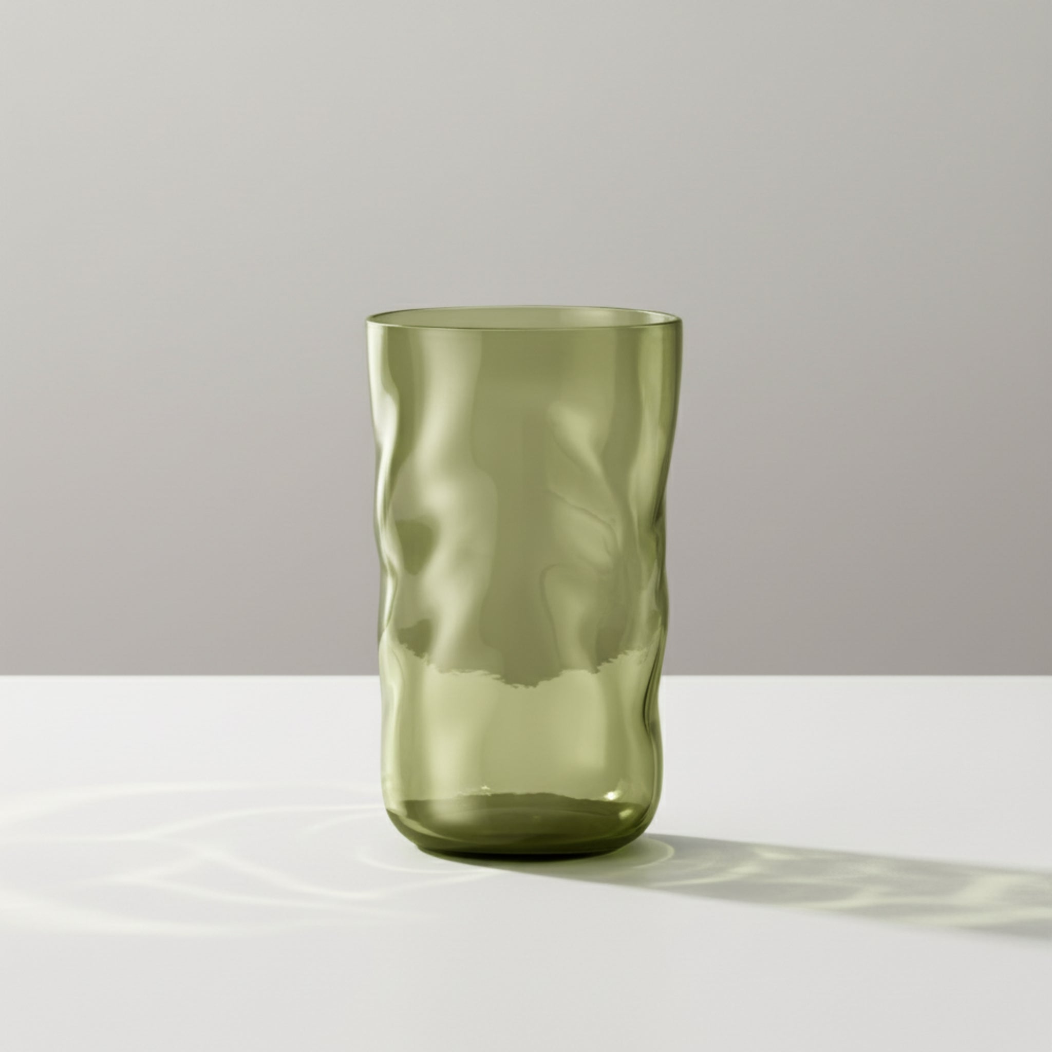 Handgefertigtes Longdrinkglas Swirl