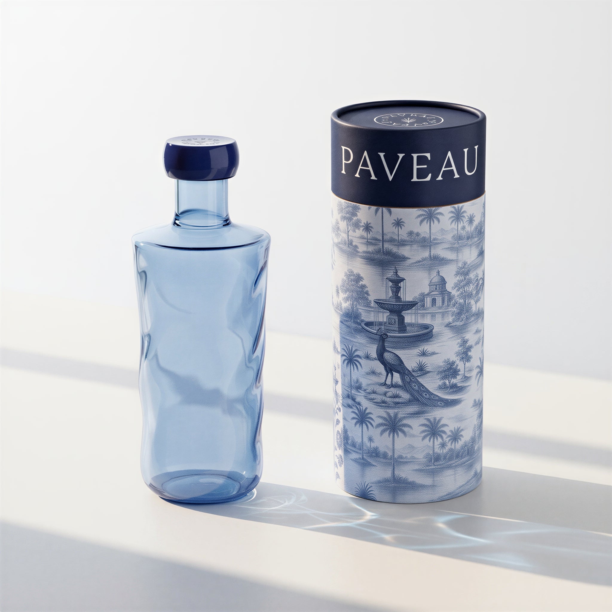 Mundgeblasene Flasche Swirl, 0,75 L