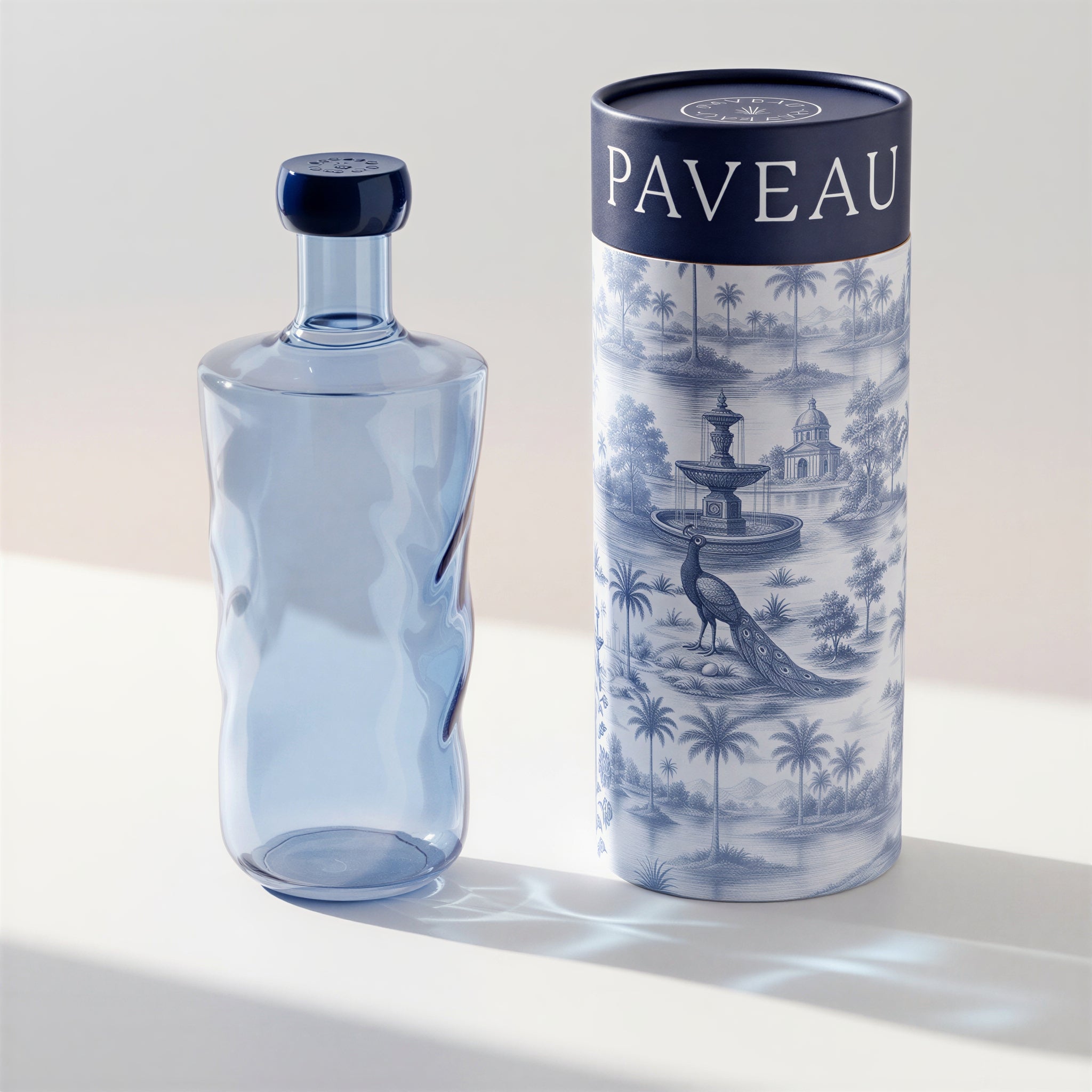 Mundgeblasene Flasche Swirl, 1,25 L