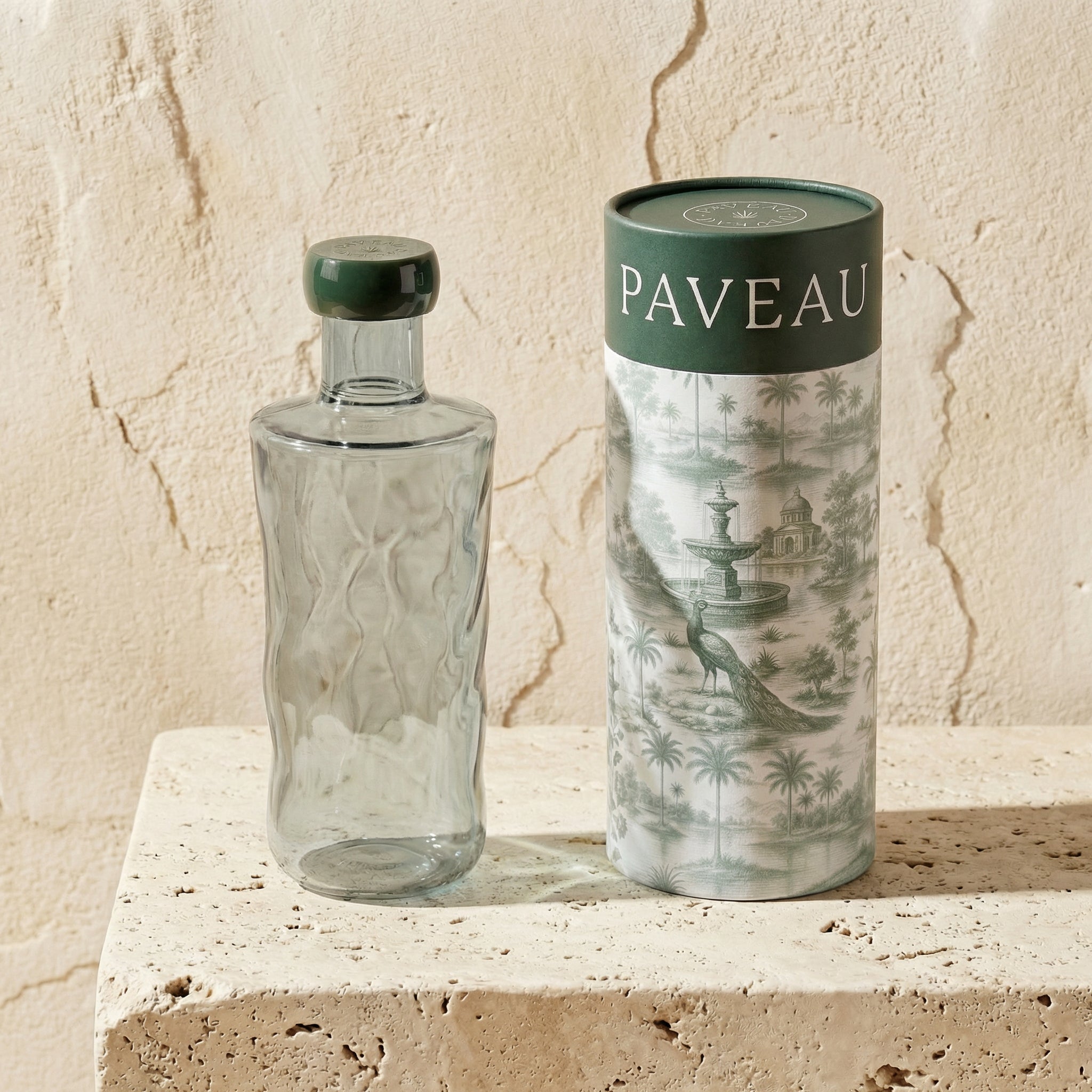 Mundgeblasene Flasche Swirl, 0,75 L