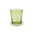 Trinkglas Korfu in grün, 400 ml, mit Rillenmuster, handgefertigt von Lambert.