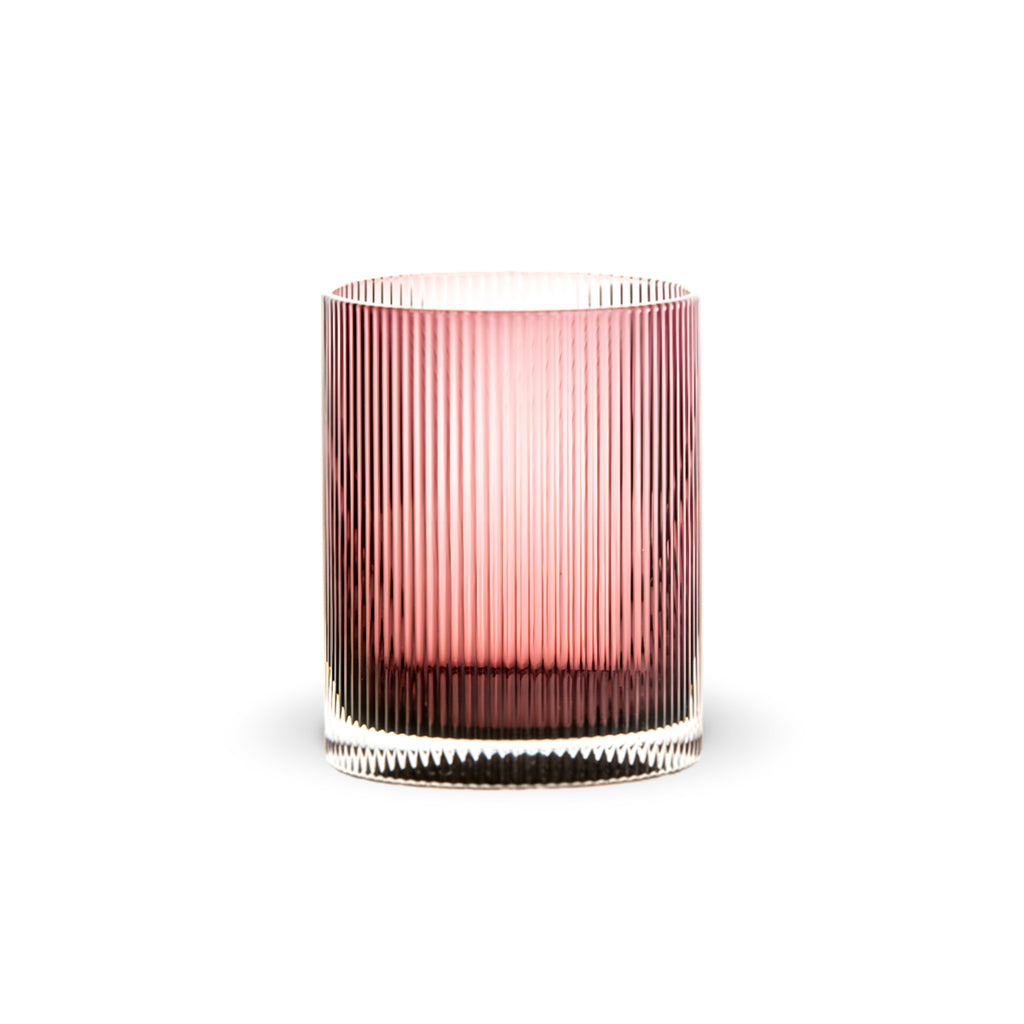 Amethyst Trinkglas Rigatino, 350 ml Tumbler, von Livellara.