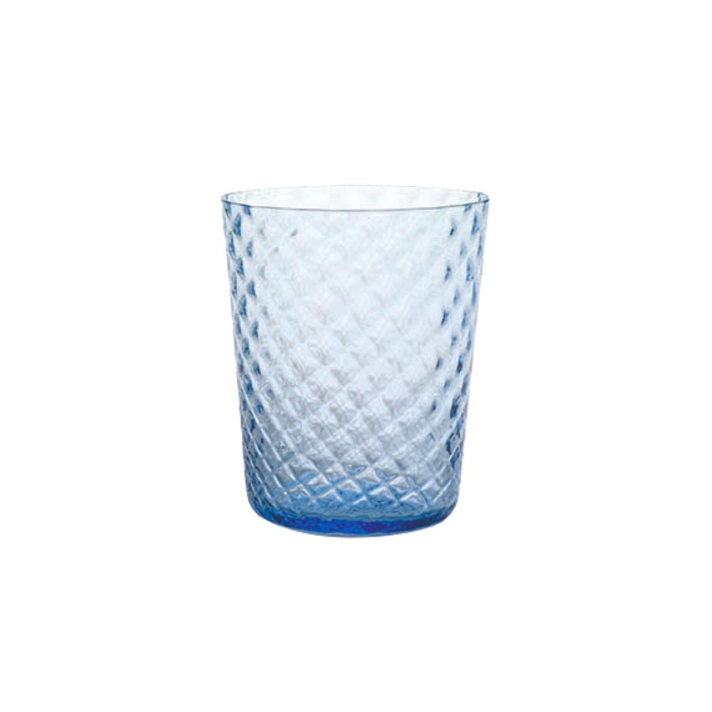 Trinkglas in Farbe aqua