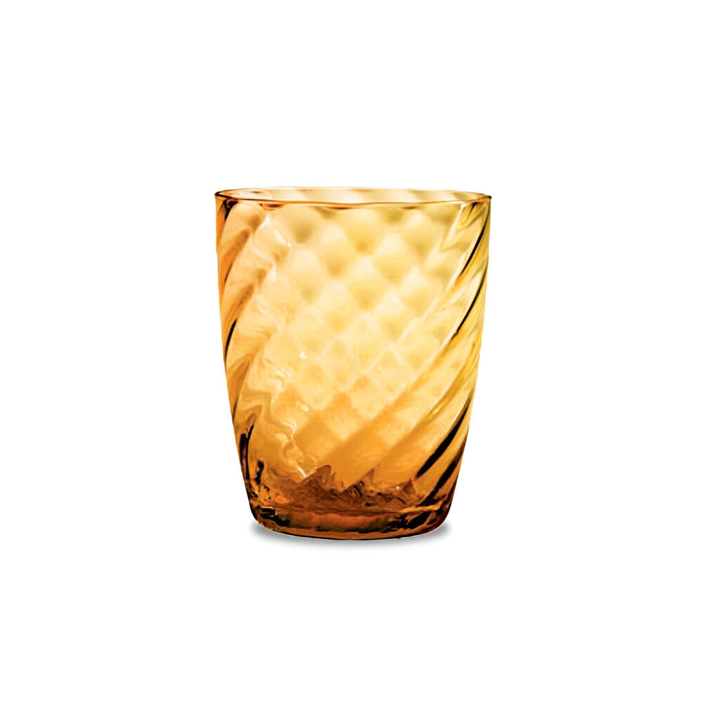 Zafferano Torson Trinkglas in Farbe amber