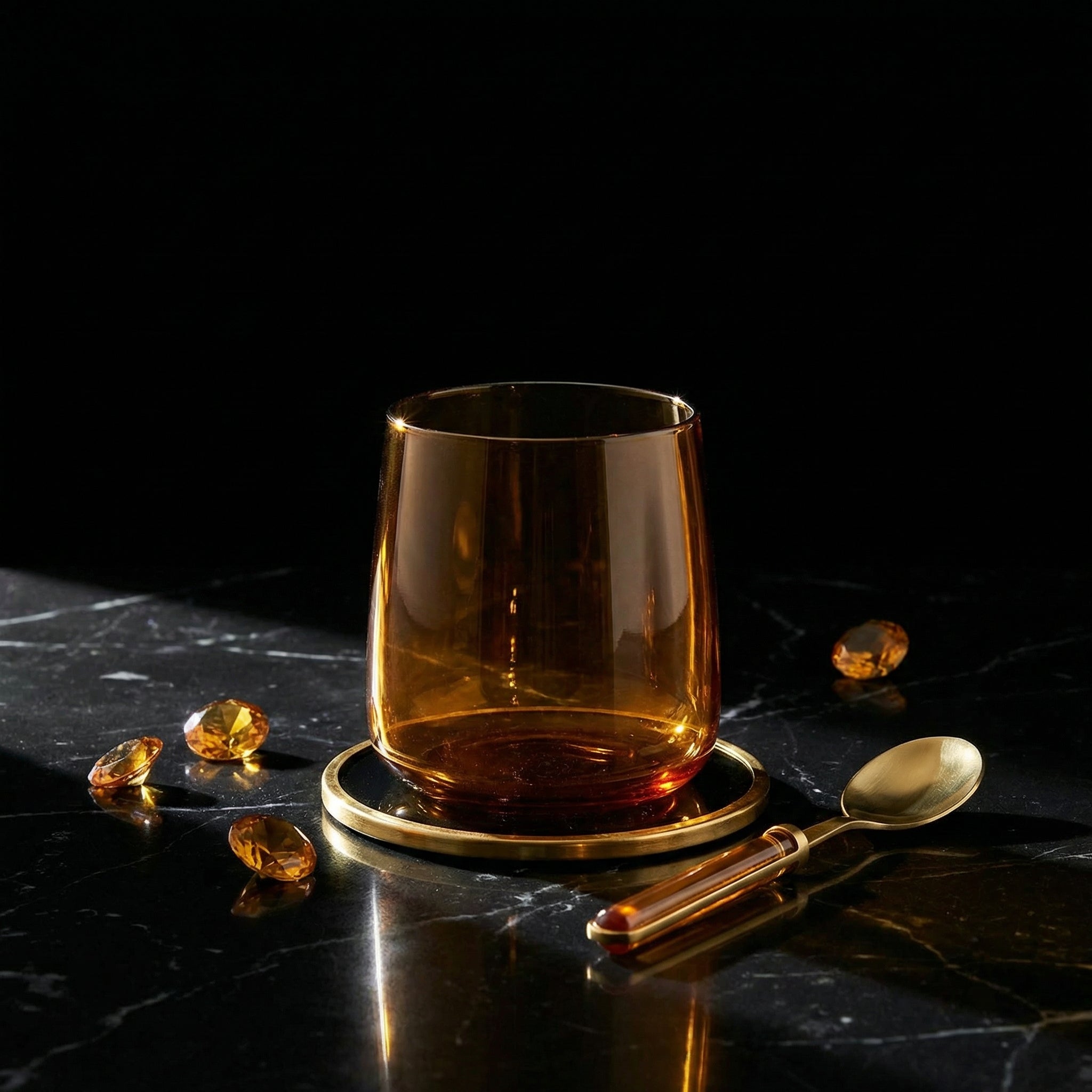 Handgefertigtes Trinkglas No Bilia