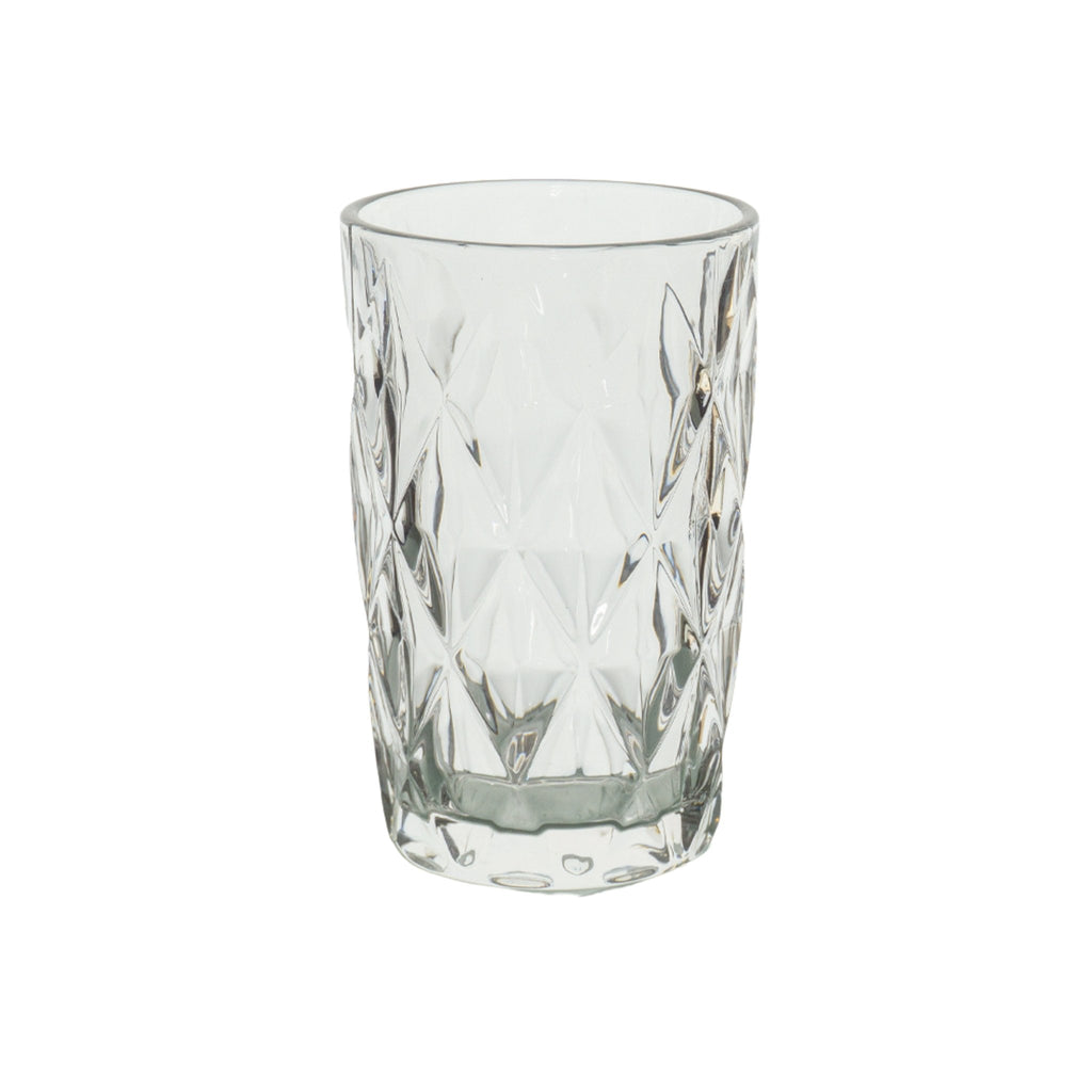 Longdrinkglas in Farbe transparent