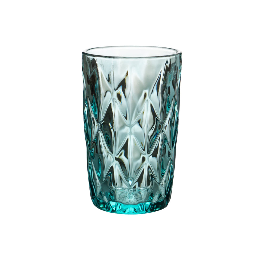 Longdrinkglas in Farbe türkis