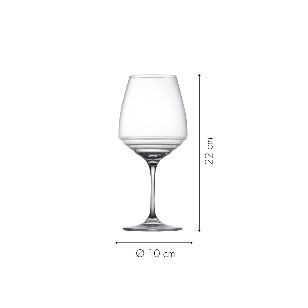Zafferano Weinglas Pinot Noir Esperienze Höhe und Durchmesser in Zentimeter