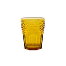 Trinkglas Aqua Venezia mit Wellenmuster von ItalB. in amber