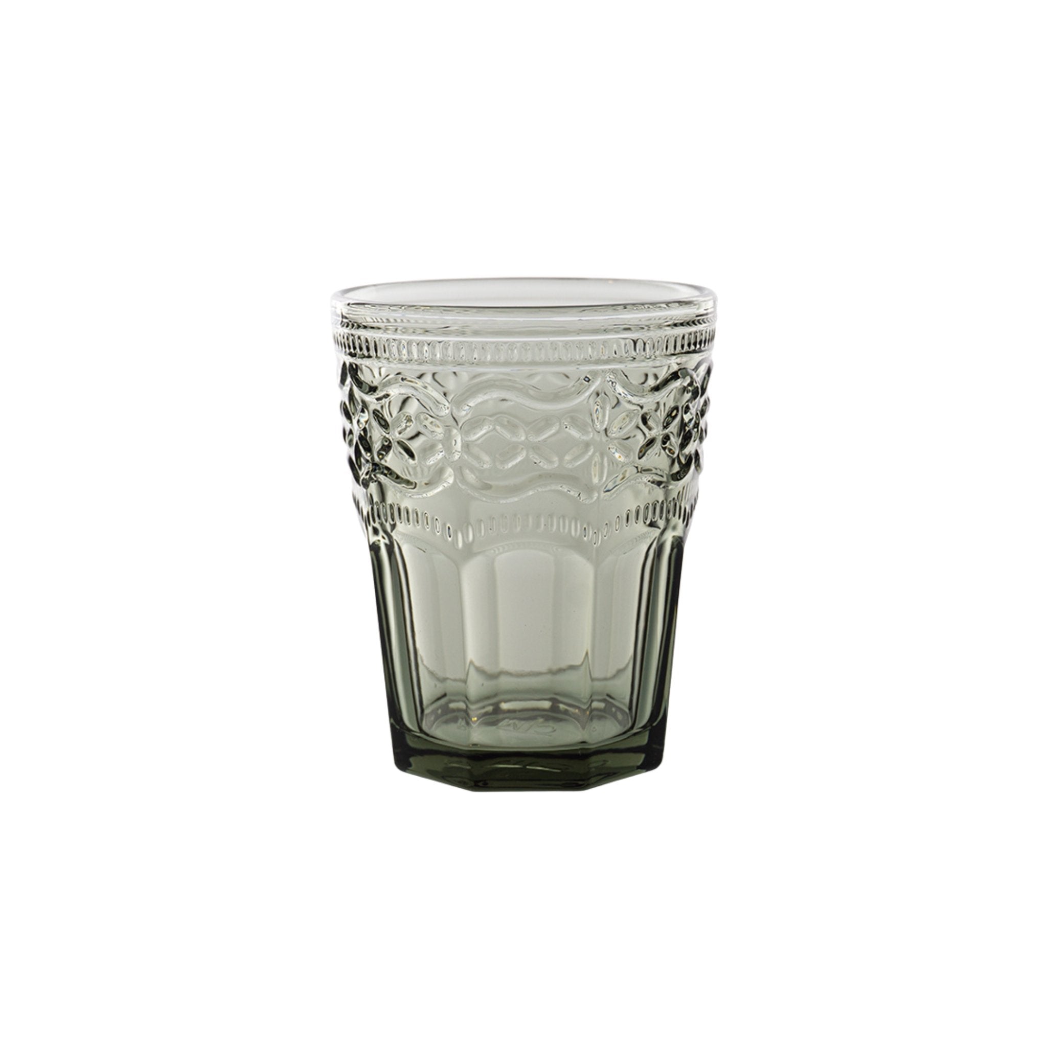 Trinkglas Aqua Venezia mit Wellenmuster von ItalB. in grau