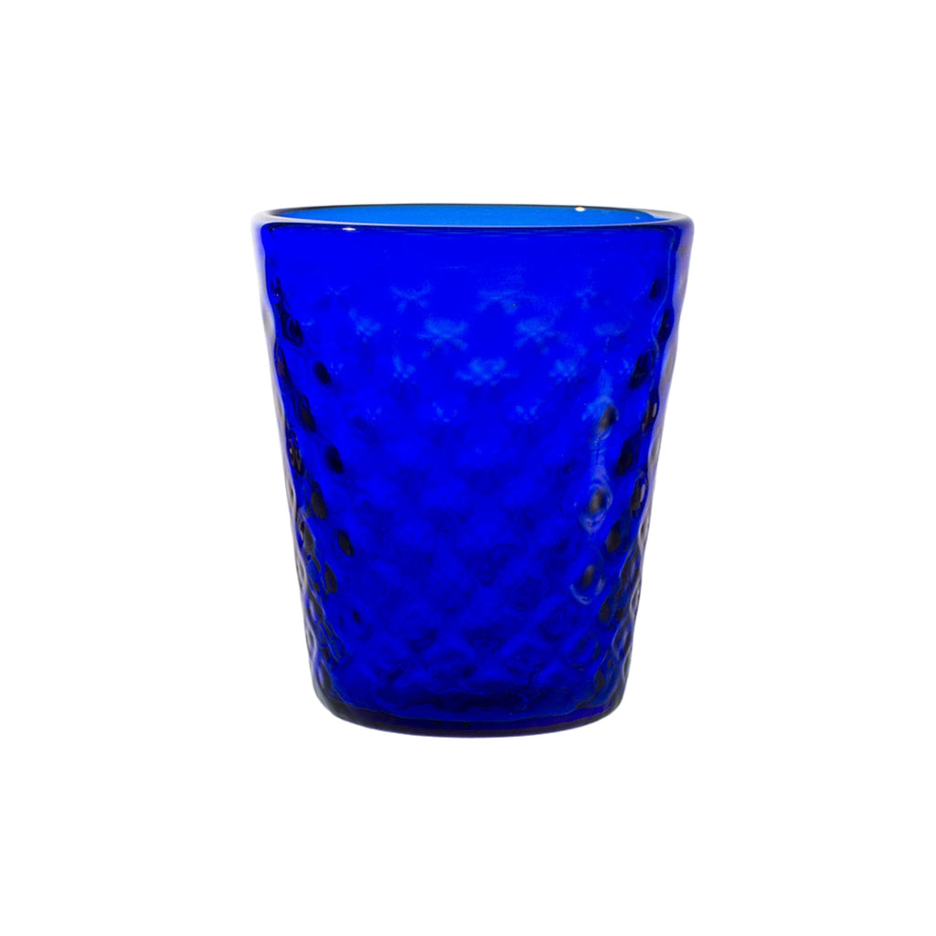 Trinkglas Farbe royalblau