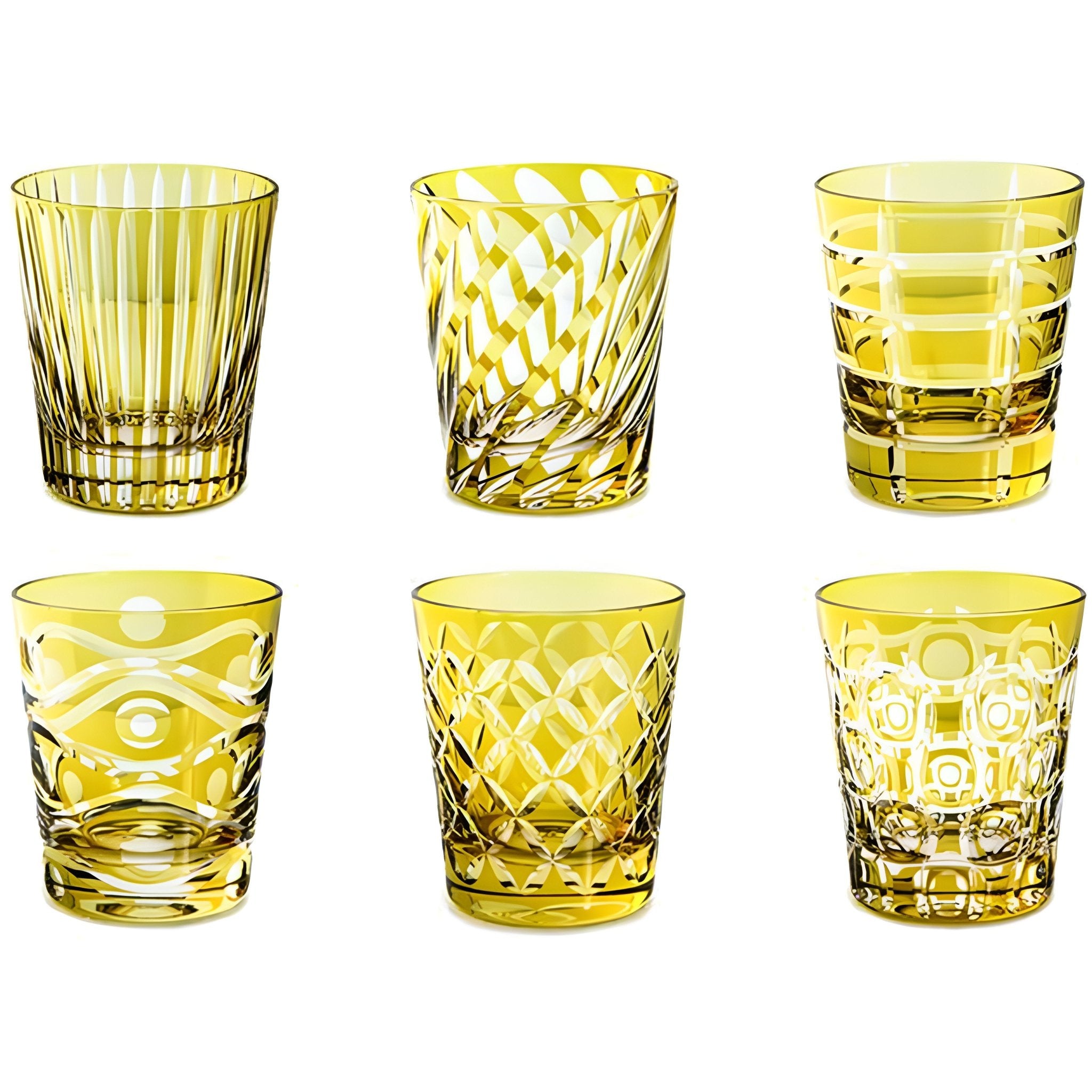 Luxury Gläser amber von Livellara