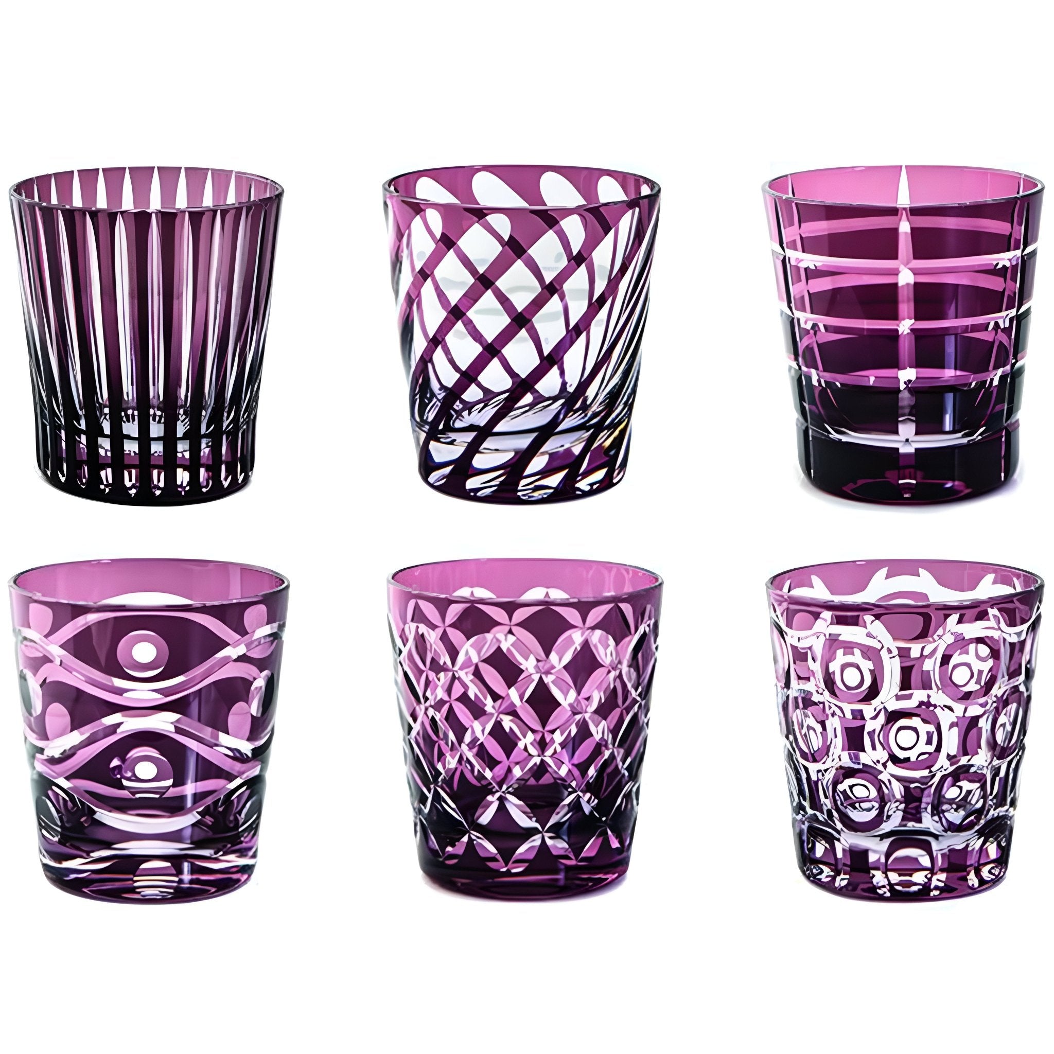Luxury Gläser amethyst von Livellara