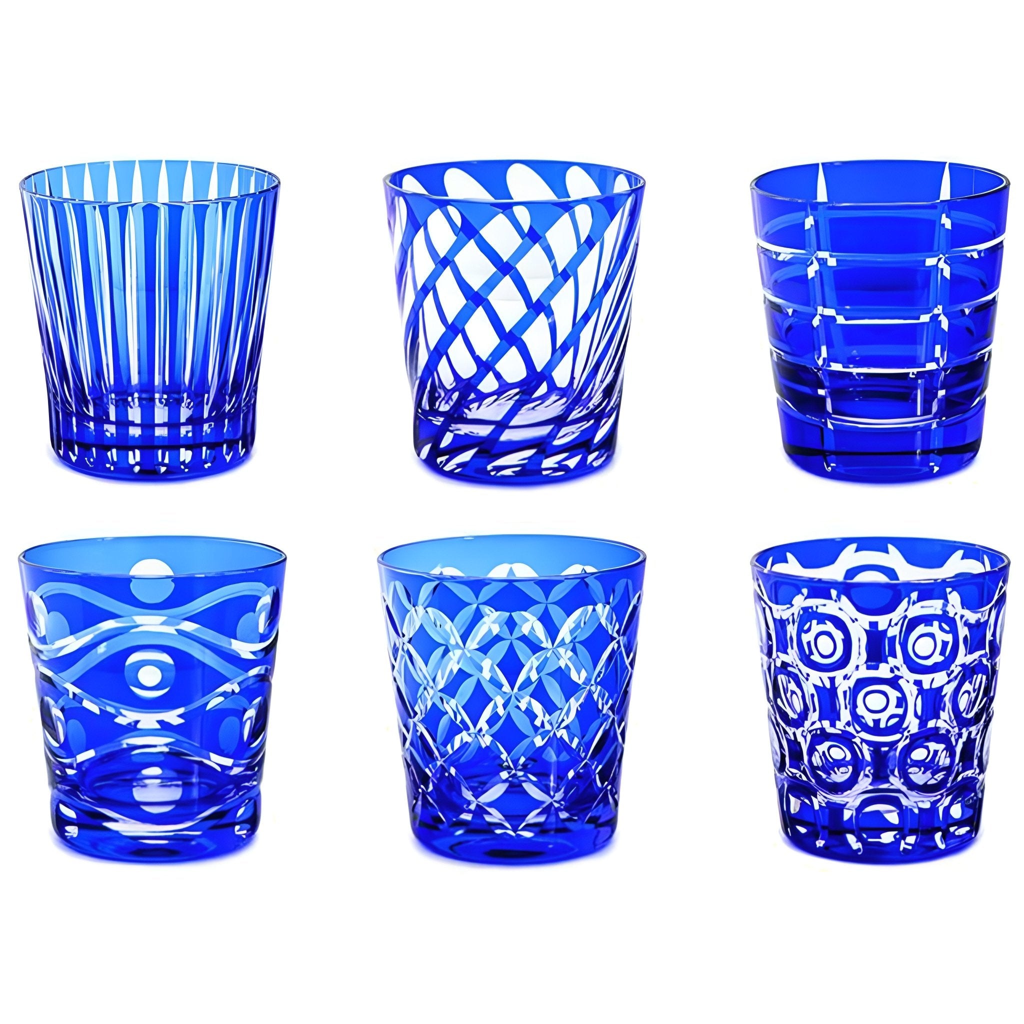 Luxury Gläser blau von Livellara