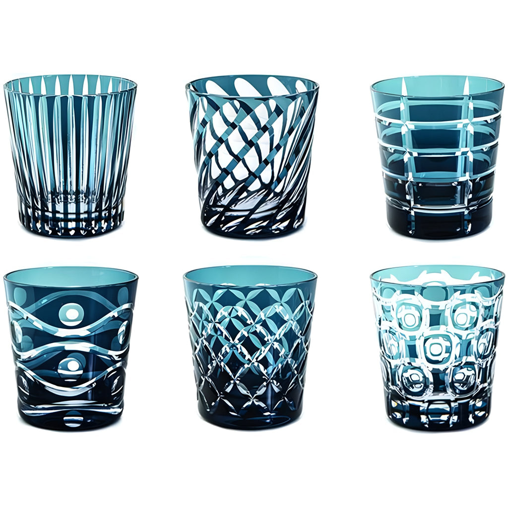 Luxury Gläser indigoblau von Livellara